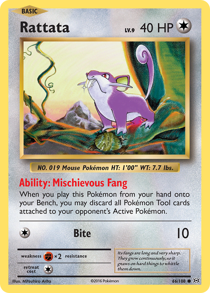 Evolutions Rattata #66/108